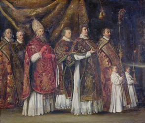 A Missa Pontifícia ou, A Procissão (óleo sobre cobre)